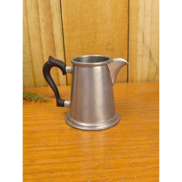 Vintage Kirk Stieff Pewter Coffee Pot and Matching Creamer - Picture 2 of 16